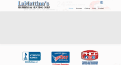 Desktop Screenshot of lamattinasplumbing.com